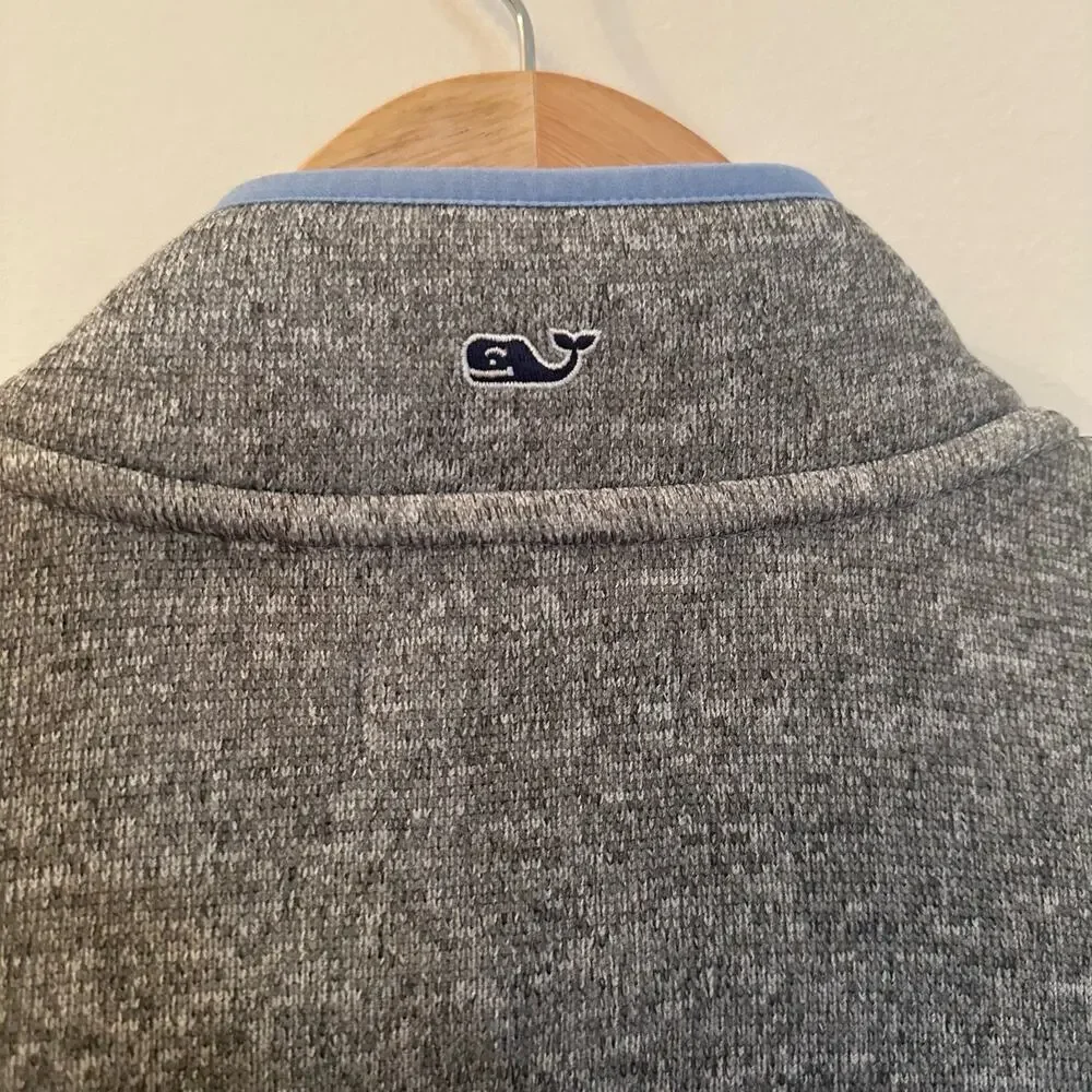 Girl's Vineyard Vines Grey Vest sz M (10/12) Girls Grey Vest